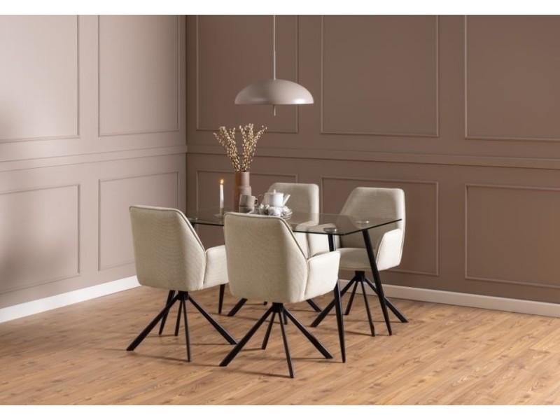 Krzesło Glenda beżowe Basel 24 - ACTONA